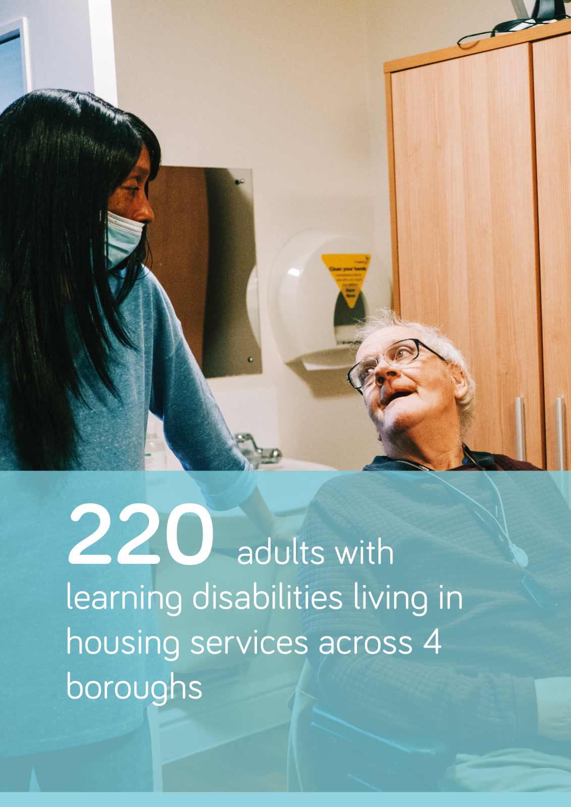 220 people with learning disabilites supported in housing services across 4 boroughs